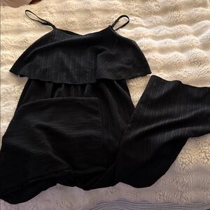 SHEIN Black Sleeveless Jumpsuit